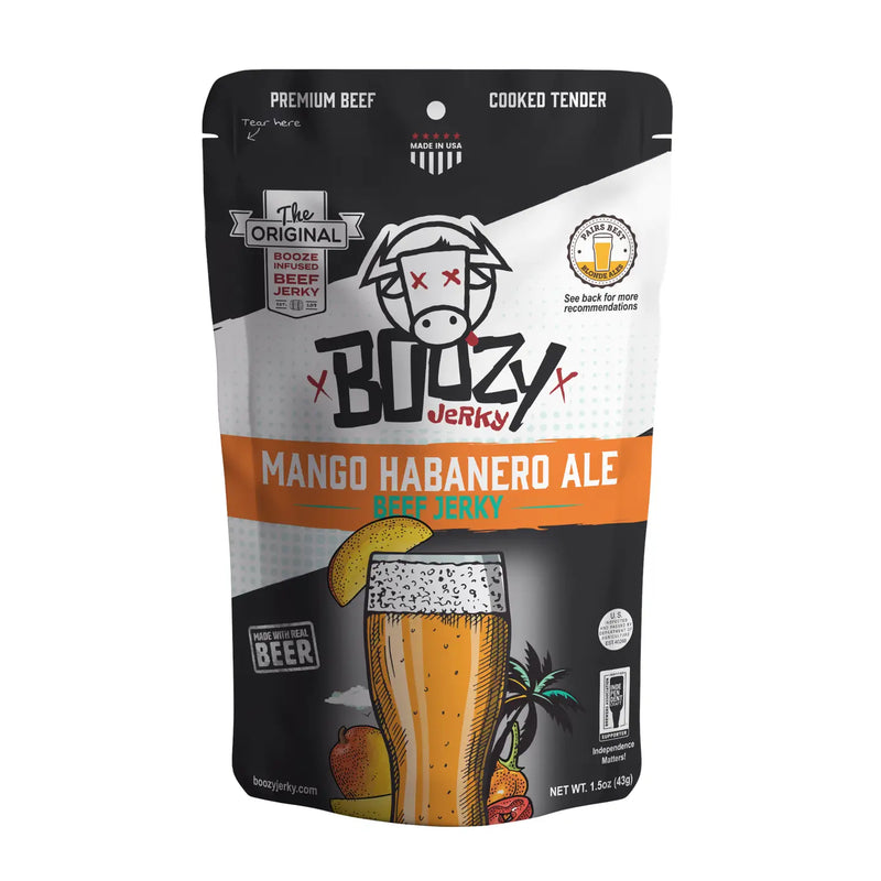 Mango Habanero Ale Beef Jerky - Boozy Jerky