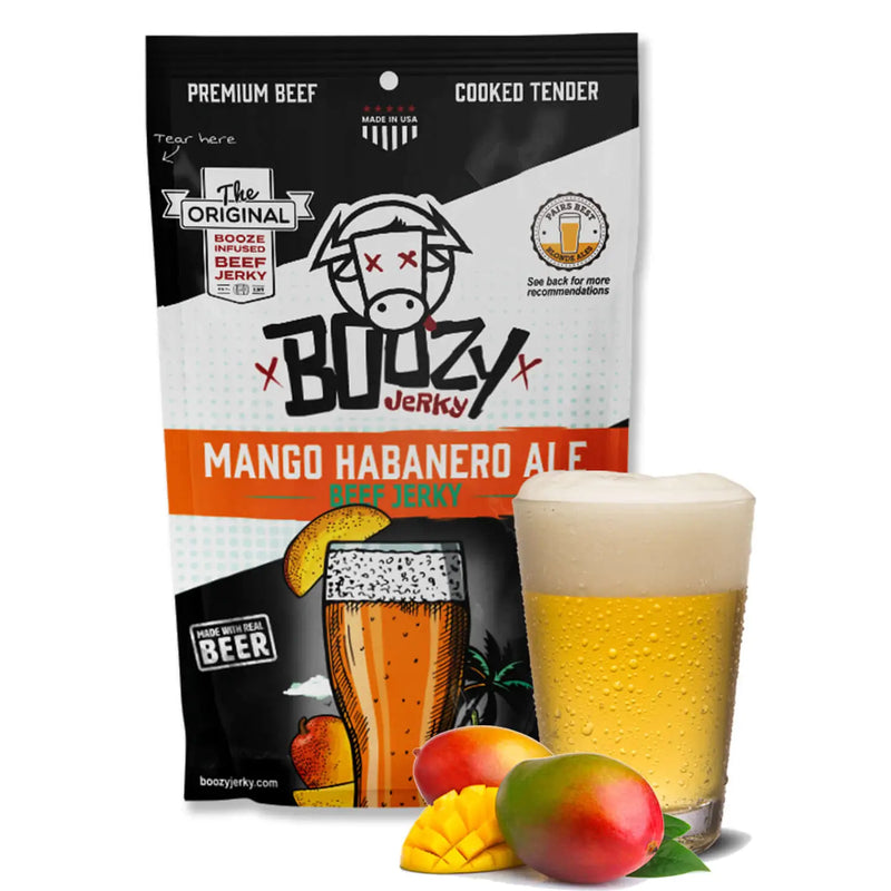 Mango Habanero Ale Beef Jerky - Boozy Jerky
