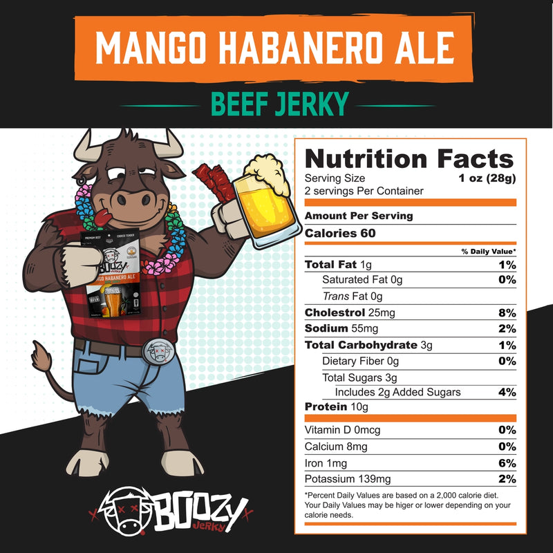 Mango Habanero Ale Beef Jerky - Boozy Jerky