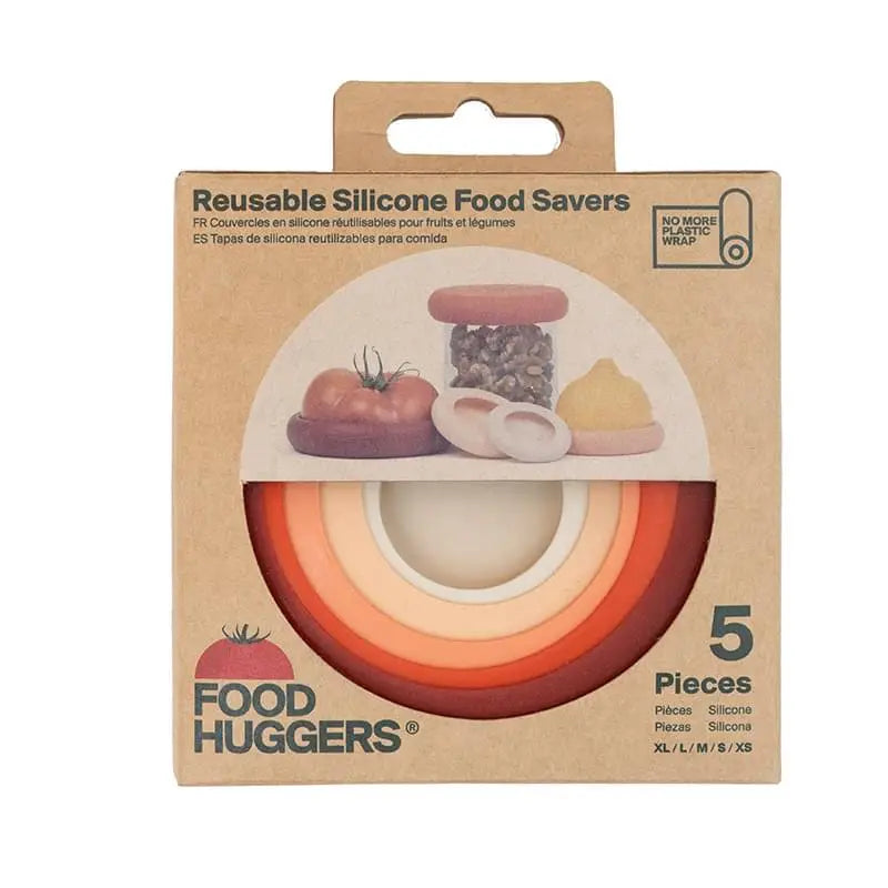 Eco-Friendly Food Huggers 5pc Set