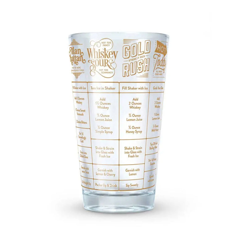 Good Measure Recipe Glass - Whiskey