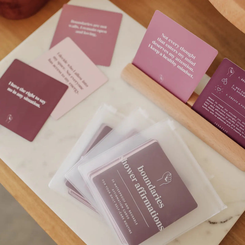Shower Affirmation™ Cards - Boundaries