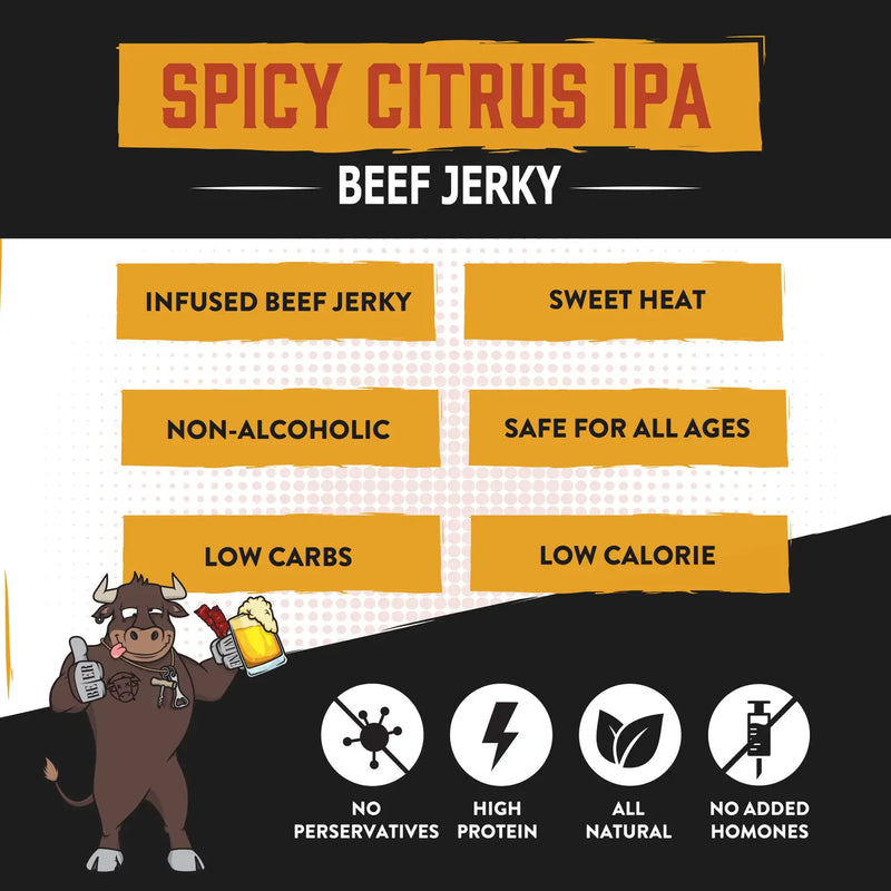 Spicy Citrus Ipa Beef Jerky
