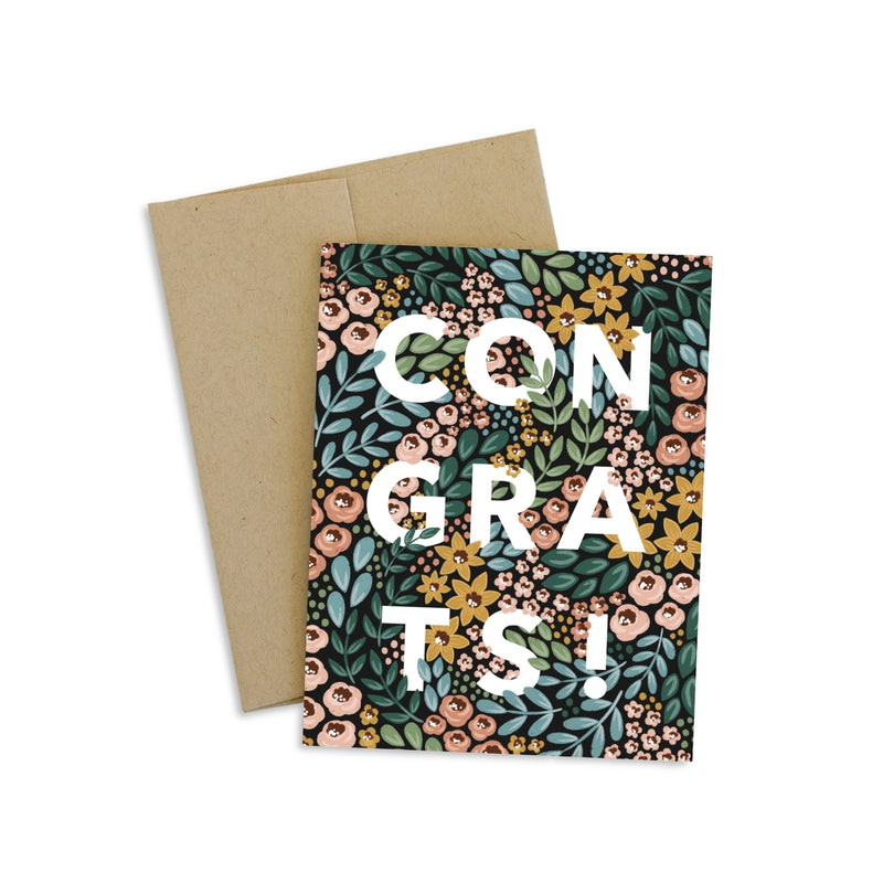 "Congrats" Greeting Card