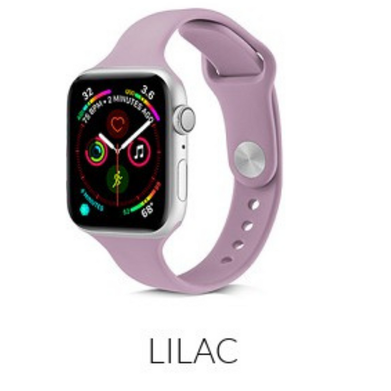Slim Silicone Apple Watch Band