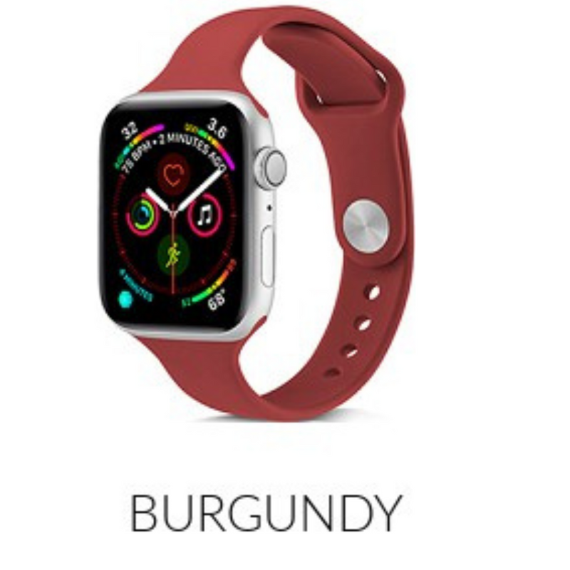 Slim Silicone Apple Watch Band