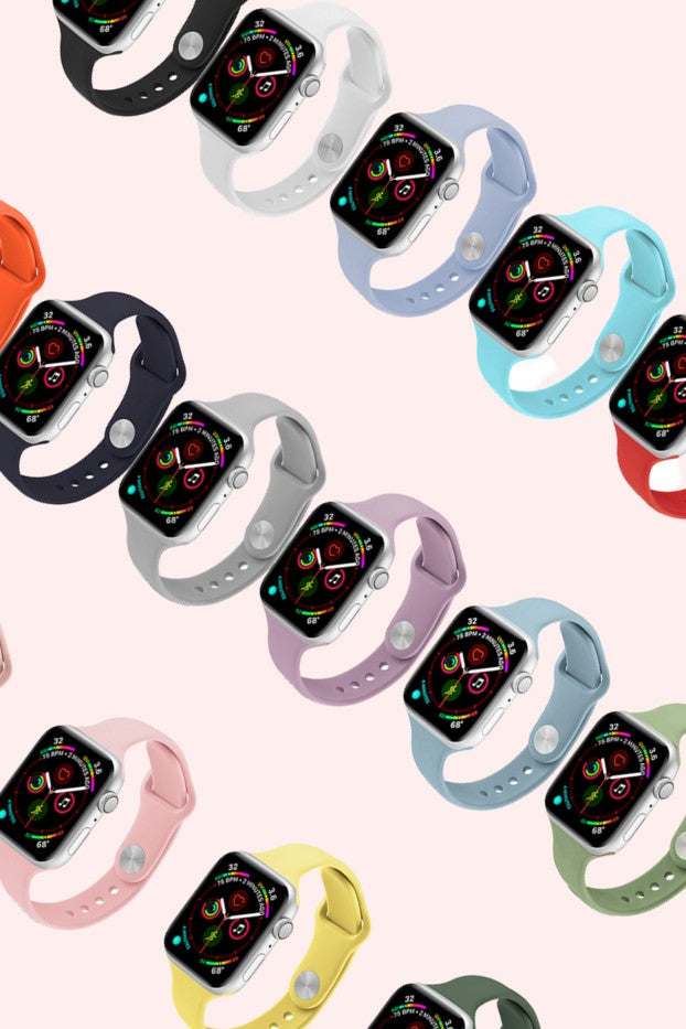 Slim Silicone Apple Watch Band