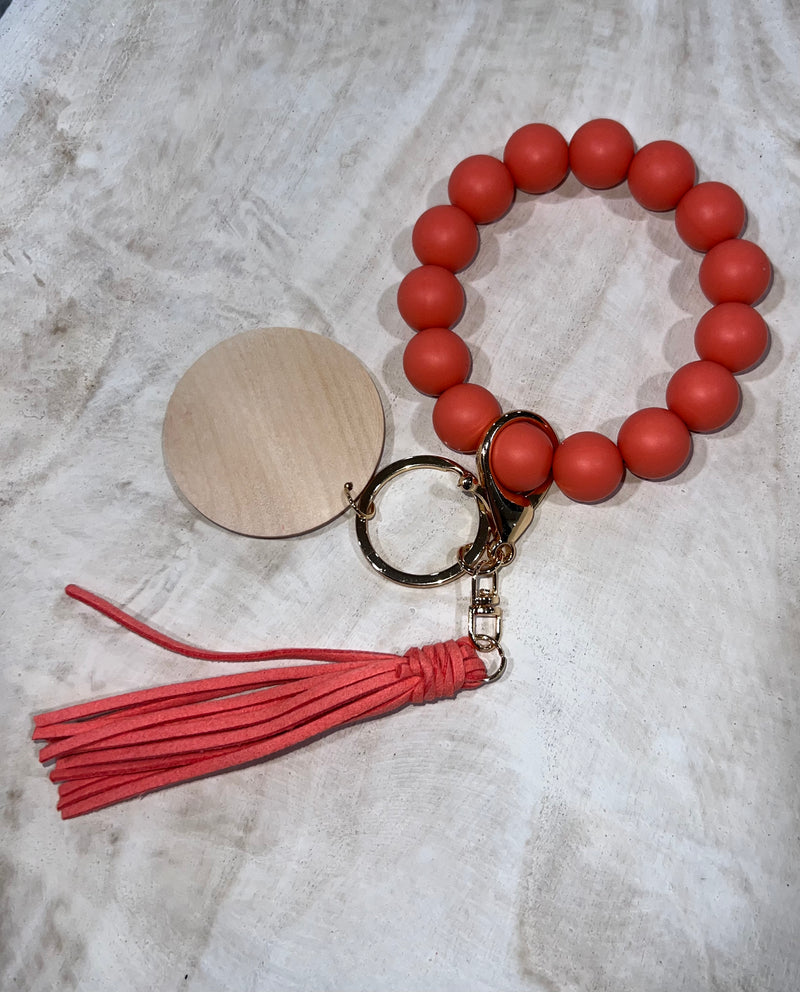 Beaded Wristlet Keychain