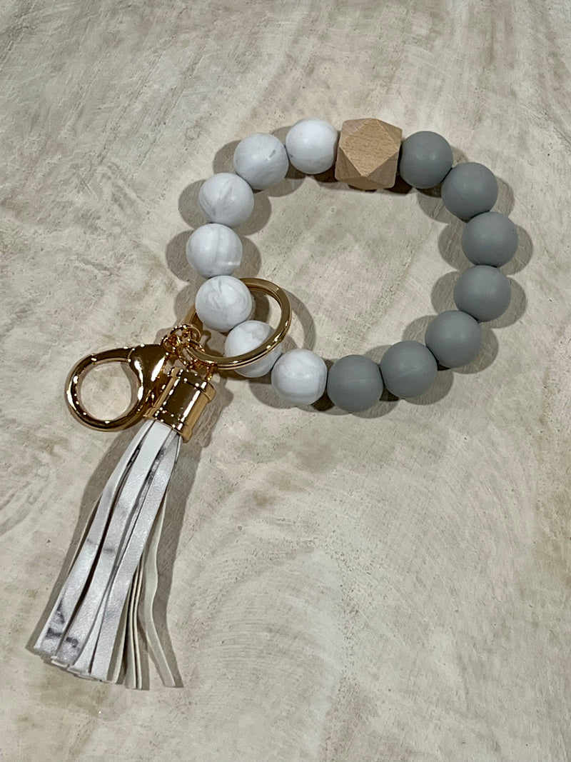 Beaded Wristlet Keychain
