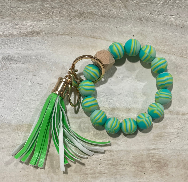 Beaded Wristlet Keychain