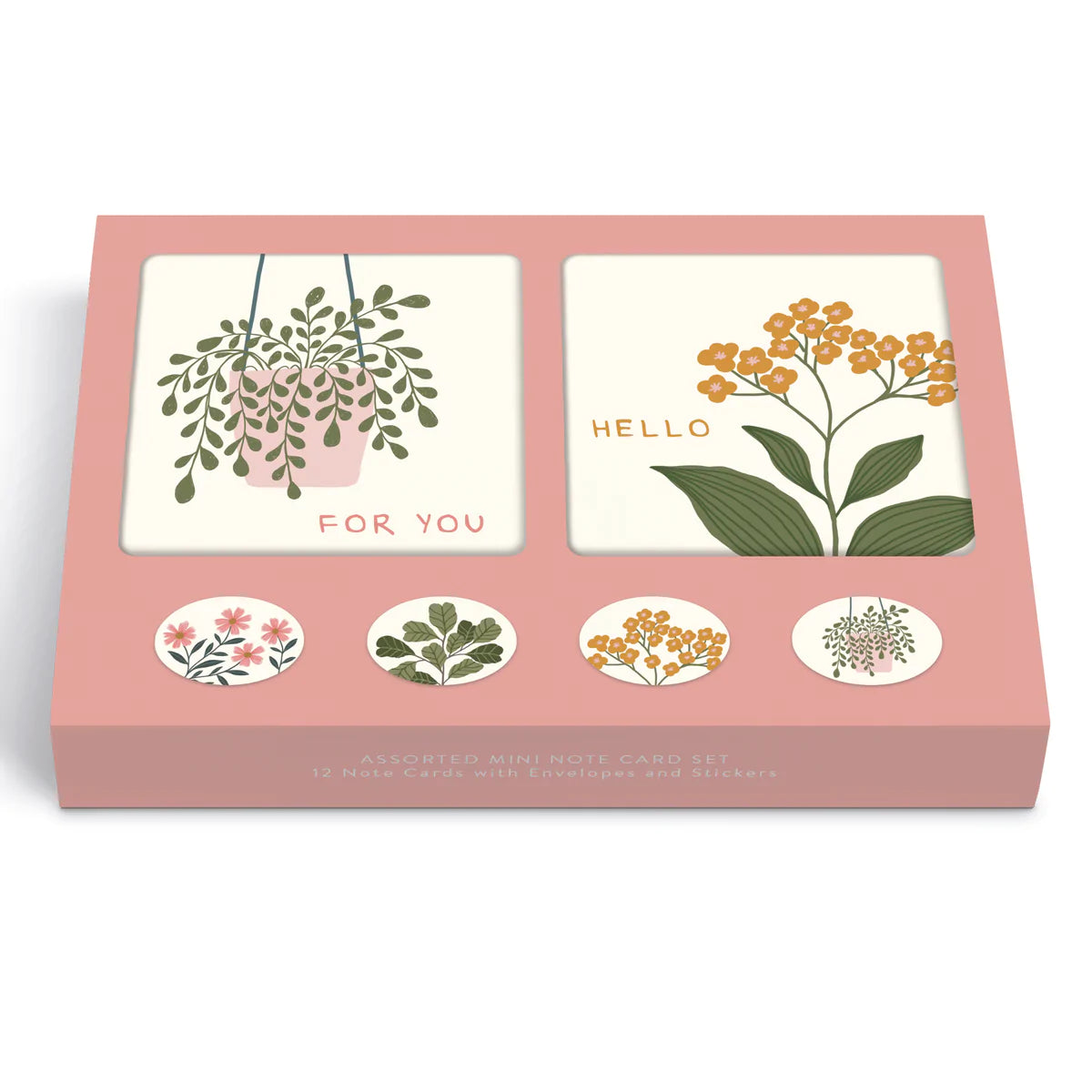Floral Notes Mini Note Card Set