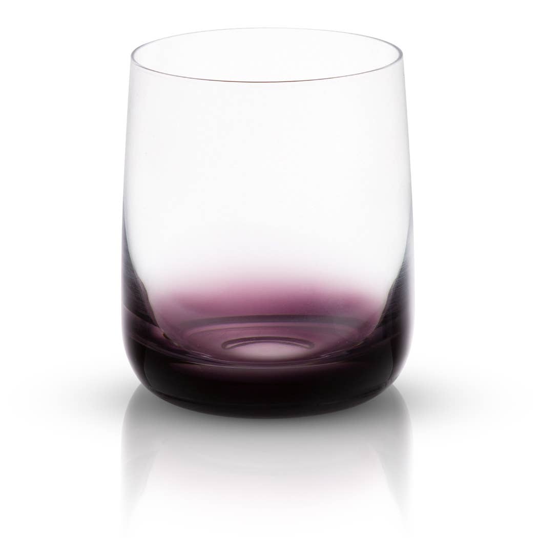 Black Swan Stemless Red Wine Glasses Set of 4