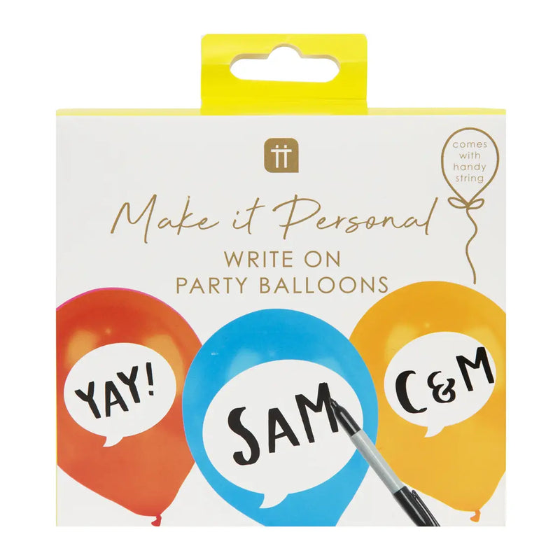 Customizable Party Balloons