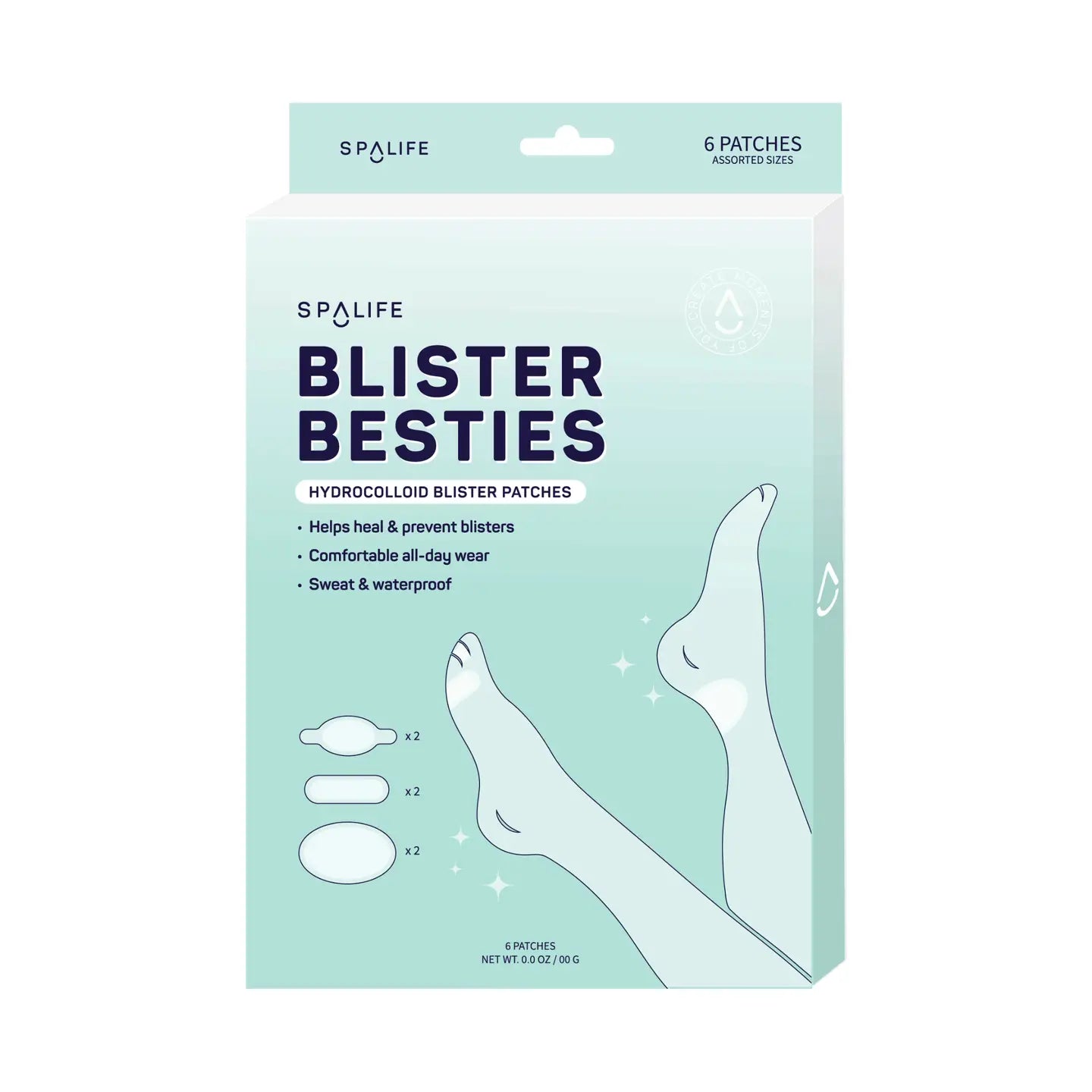 Blister Besties Hydrocolloid Blister Patches -Assorted Sizes