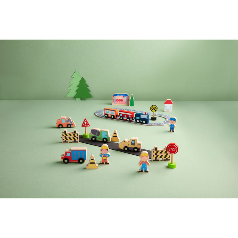 Train Track Toy Set