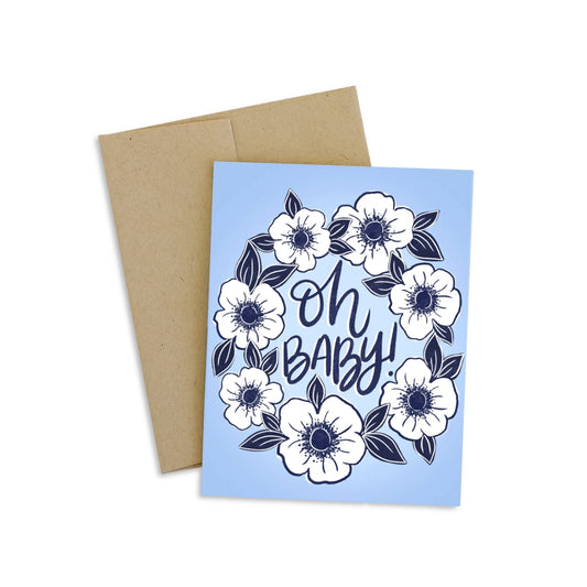 "Oh Baby" Greeting Card