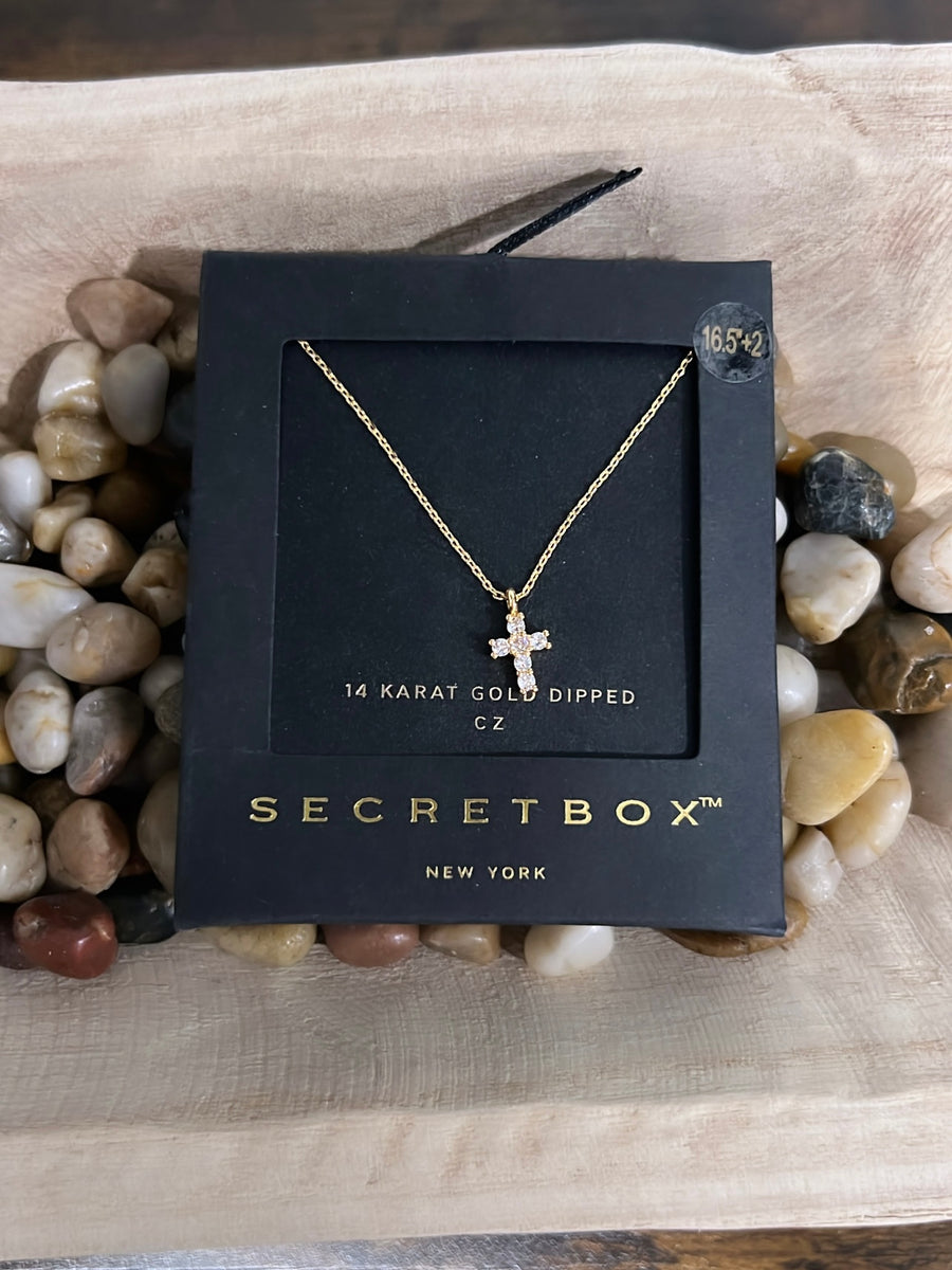 Secret Box Cross Necklace