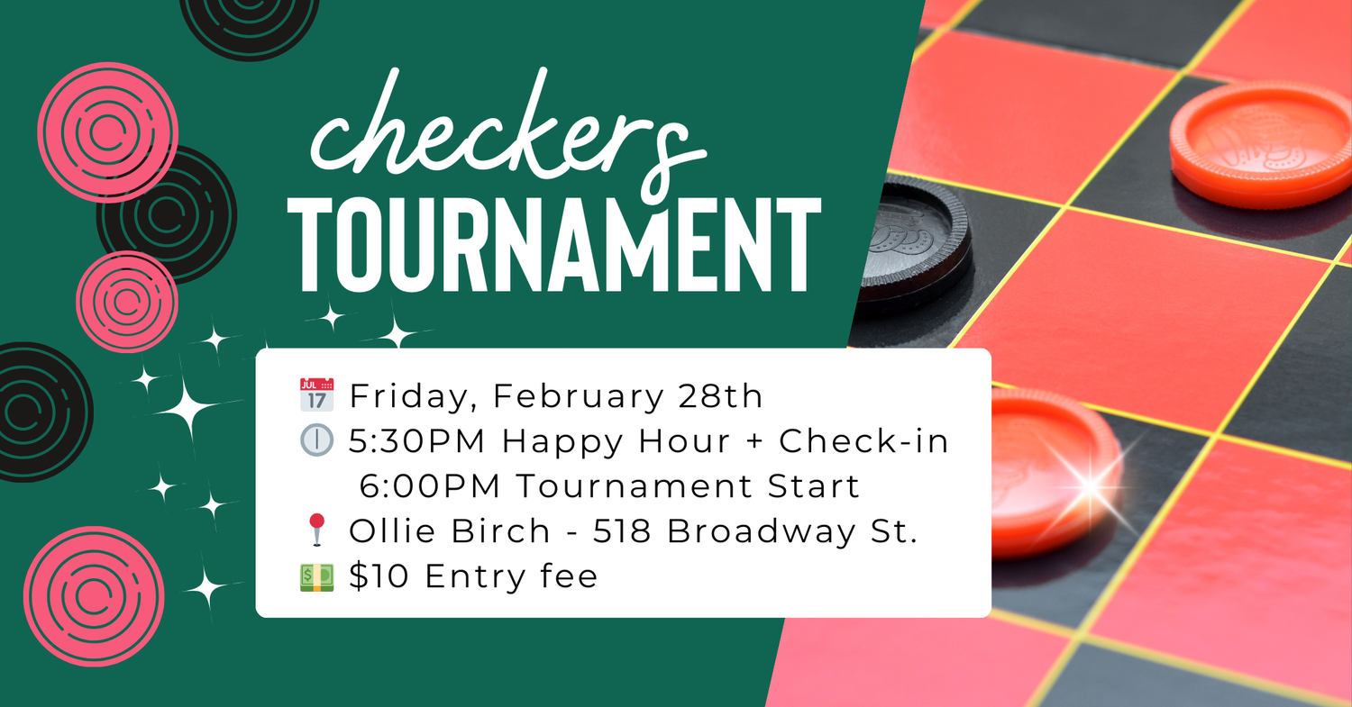 ♟️🏆 Checkers Tournament – Think. Move. Win! 🏆♟️