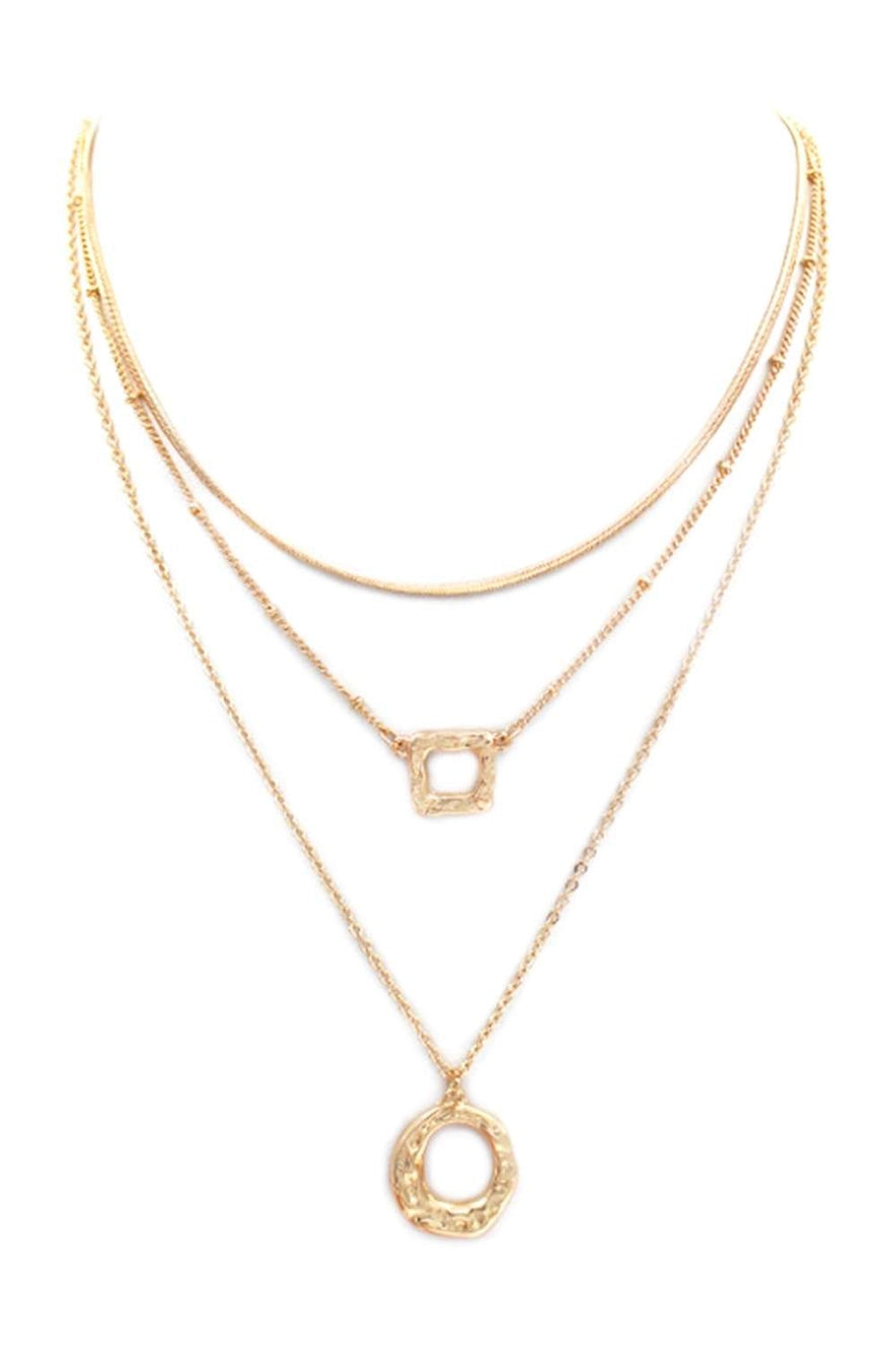 Aria Layered Pendant Necklace