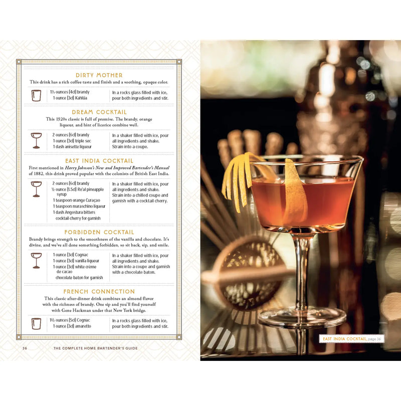 Complete Home Bartender's Guide Cocktail Book