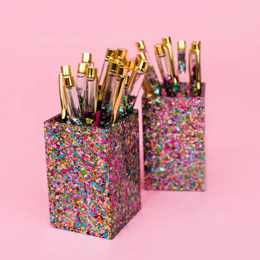 Pen Cup - Colorful Confetti