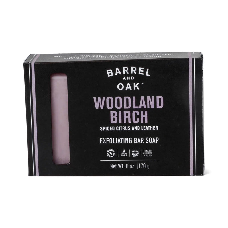 Exfoliating Bar Soap Woodland Birch - 6 oz