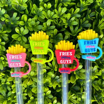 Fast Food Straw Toppers