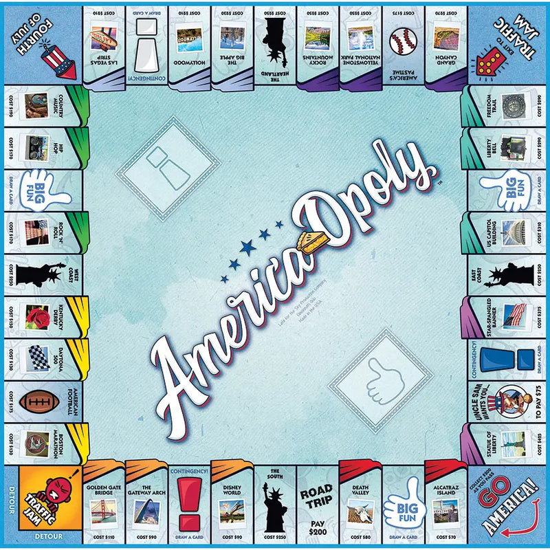 America-Opoly Board Game