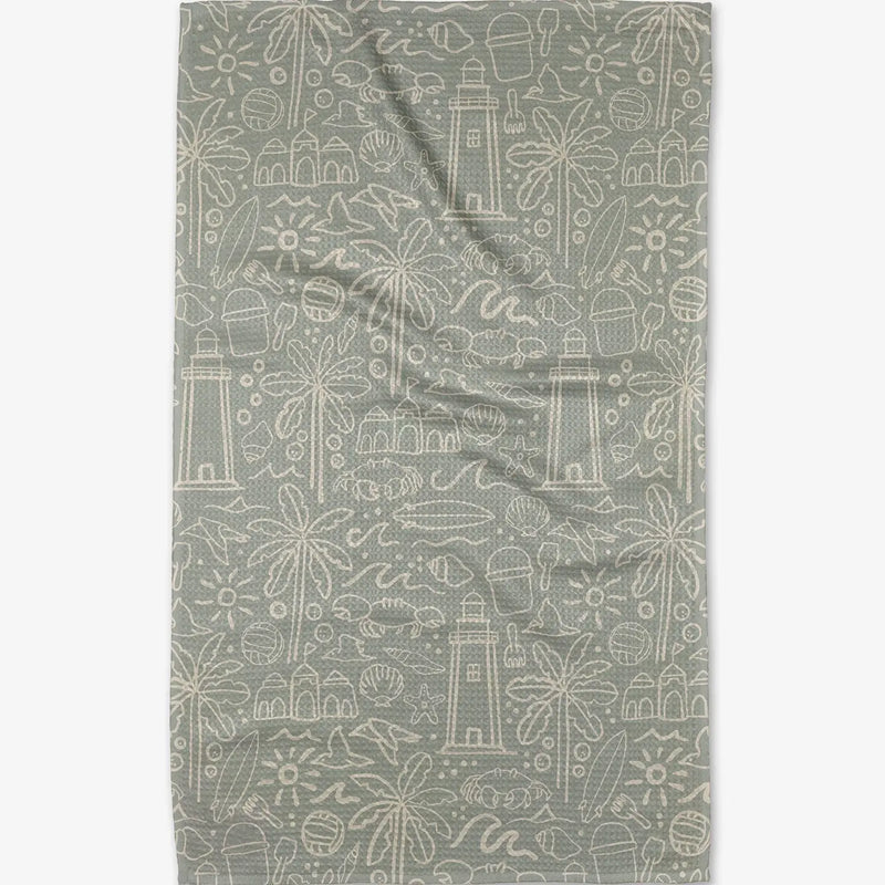 Beach Day Tea Towel