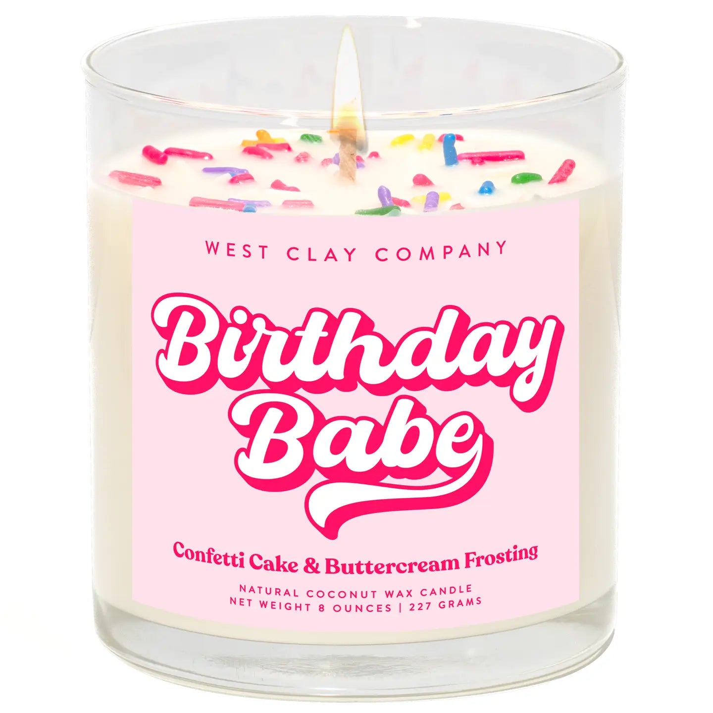 Birthday Babe Sprinkle Candle