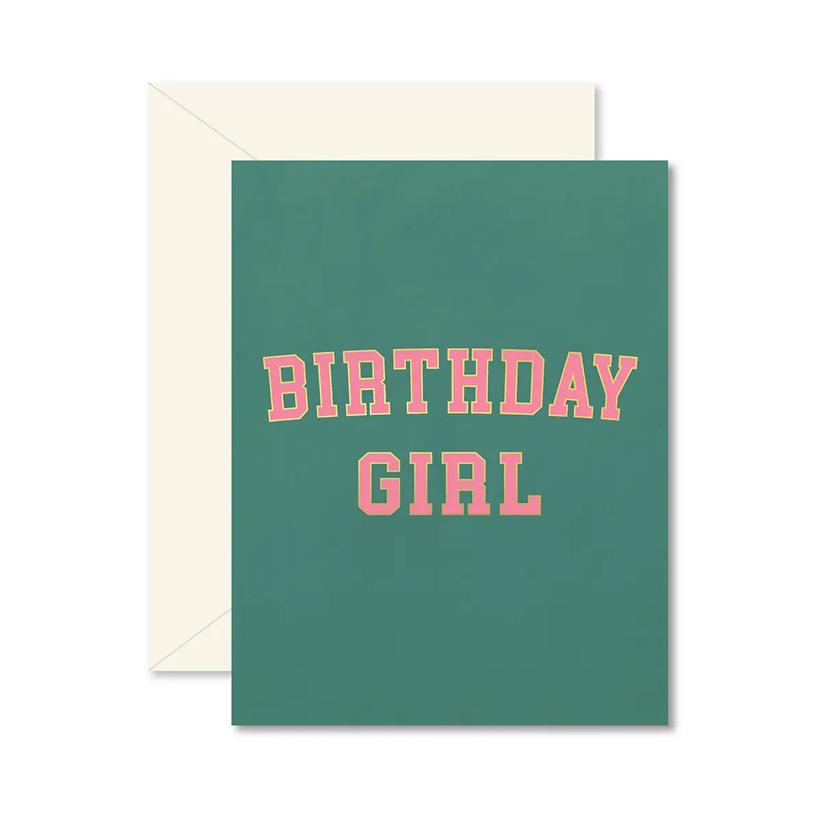 Birthday Girl University Greeting Card