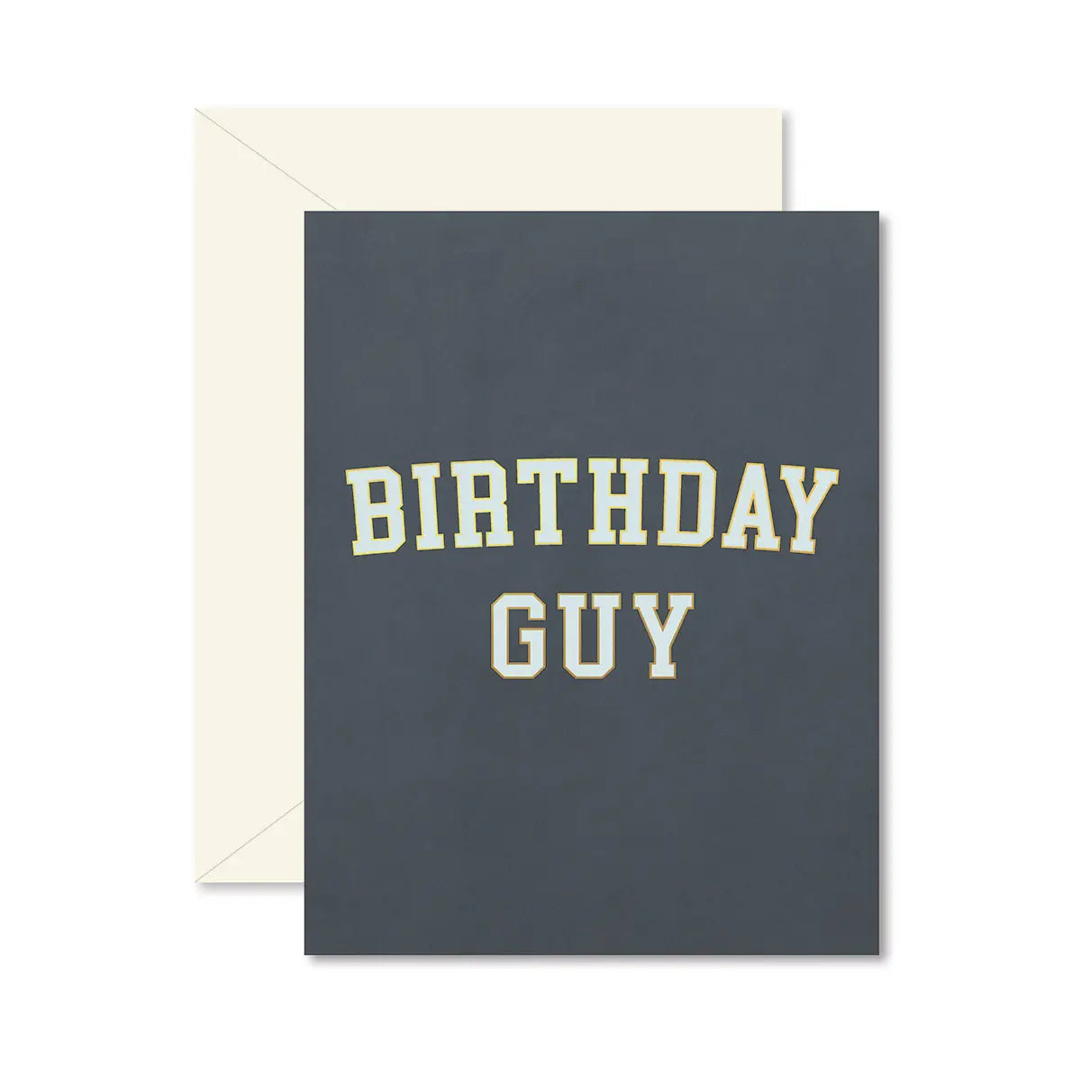 Birthday Guy University Greeting Card