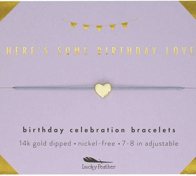 Birthday Celebration Bracelet - Gold - Some Birthday Love