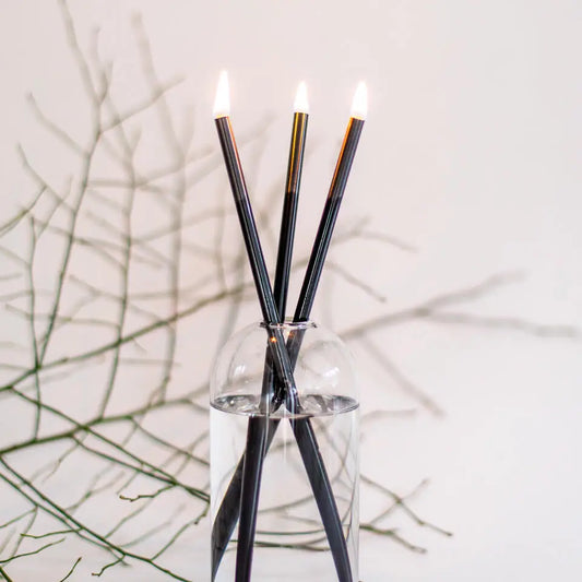 Black Everlasting Candles