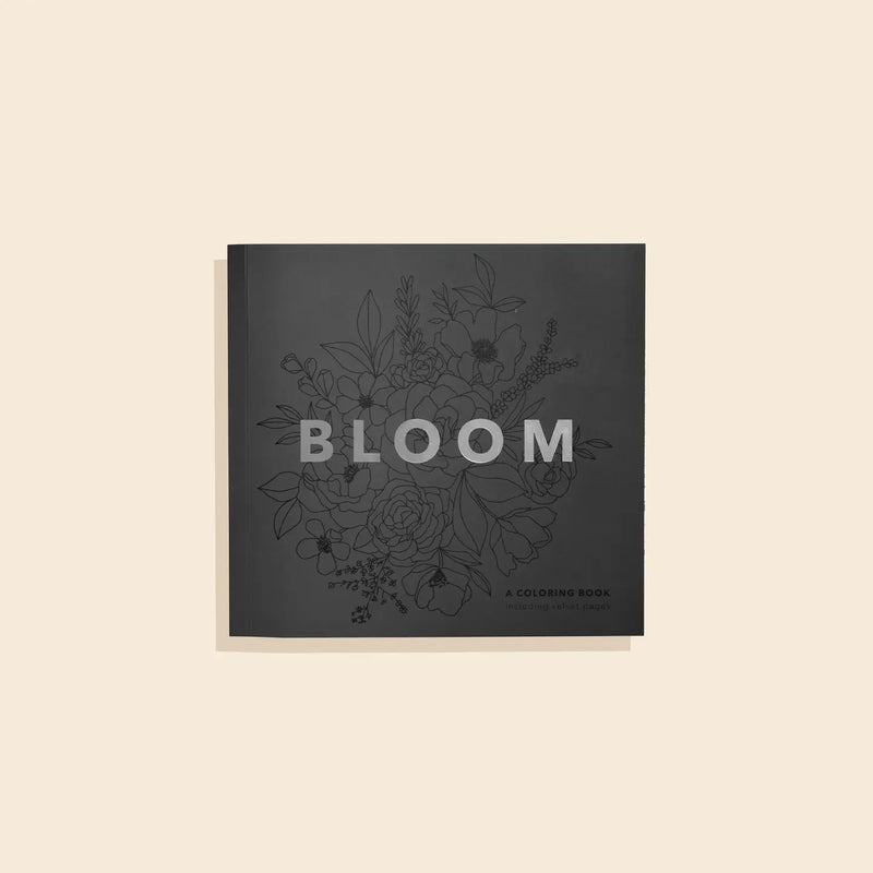 Bloom: A Mini Floral Coloring Book