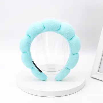 Spa Sponge Terry Scalloped Headband