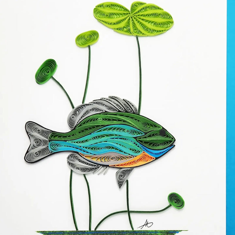 Bluegill Fish - Quilling