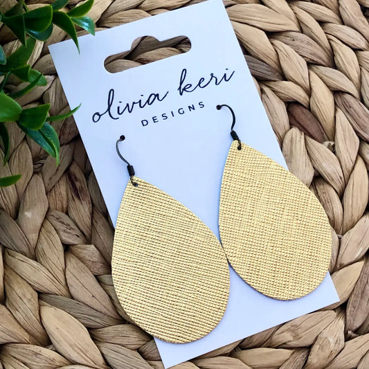 Brittany - Gold Saffiano