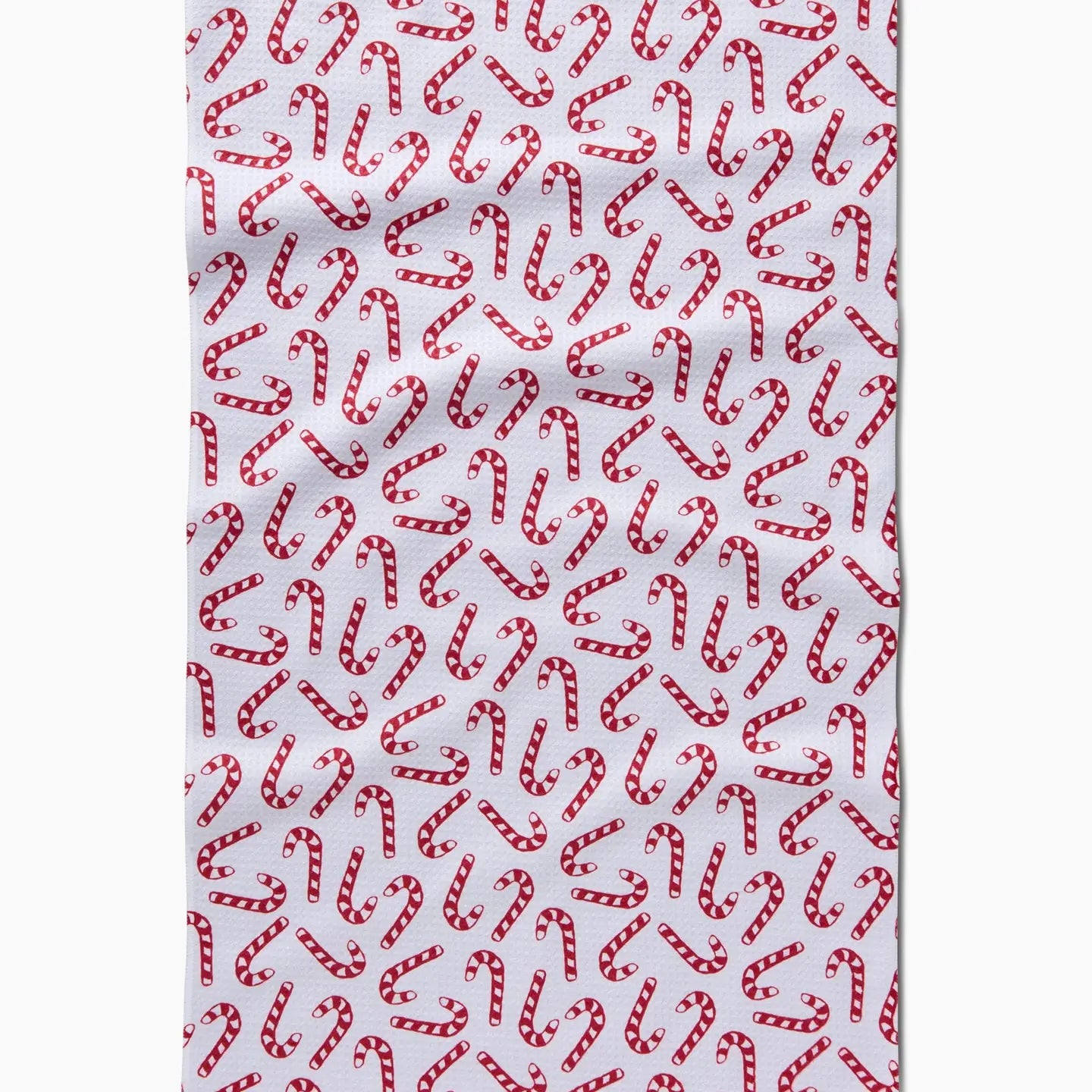 Christmas Candy Canes Tea Towel