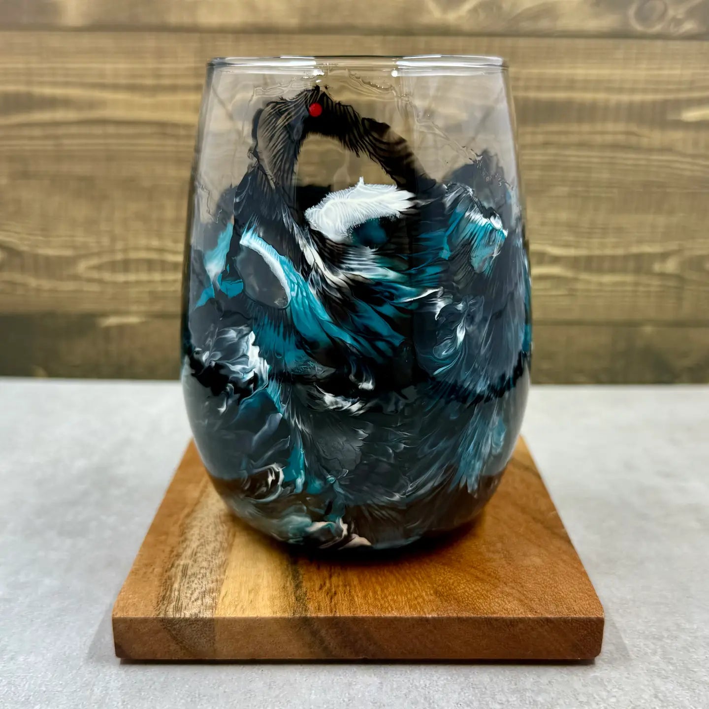 Common Loon Wine Glass