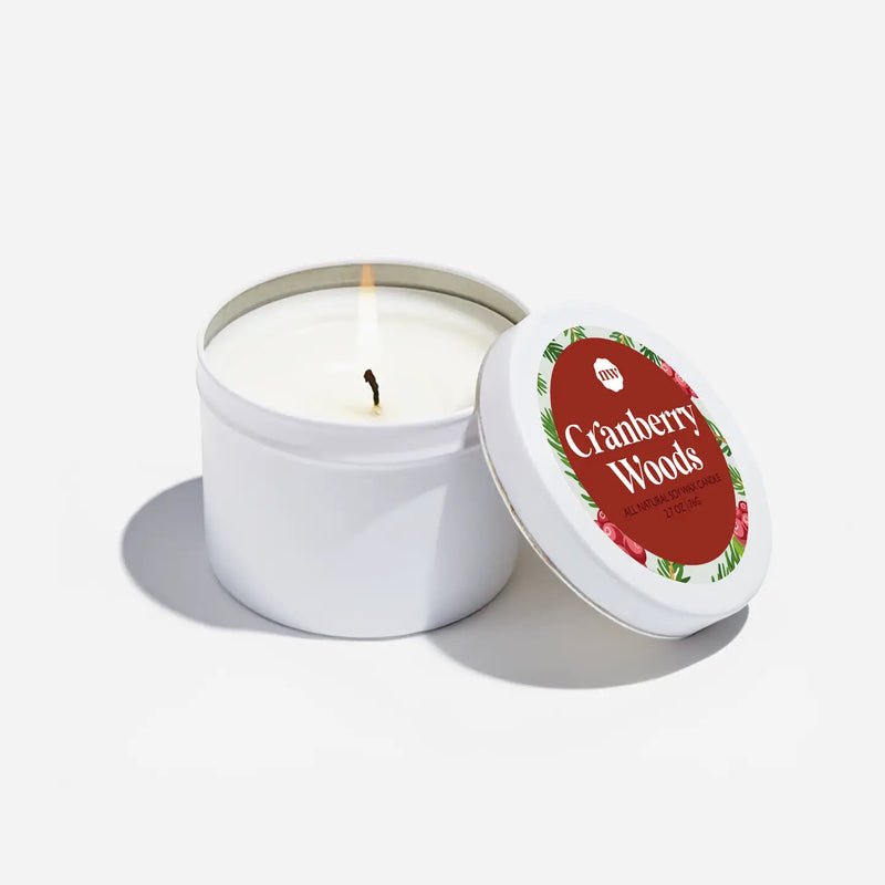 Cranberry Woods - Christmas Candle Tin