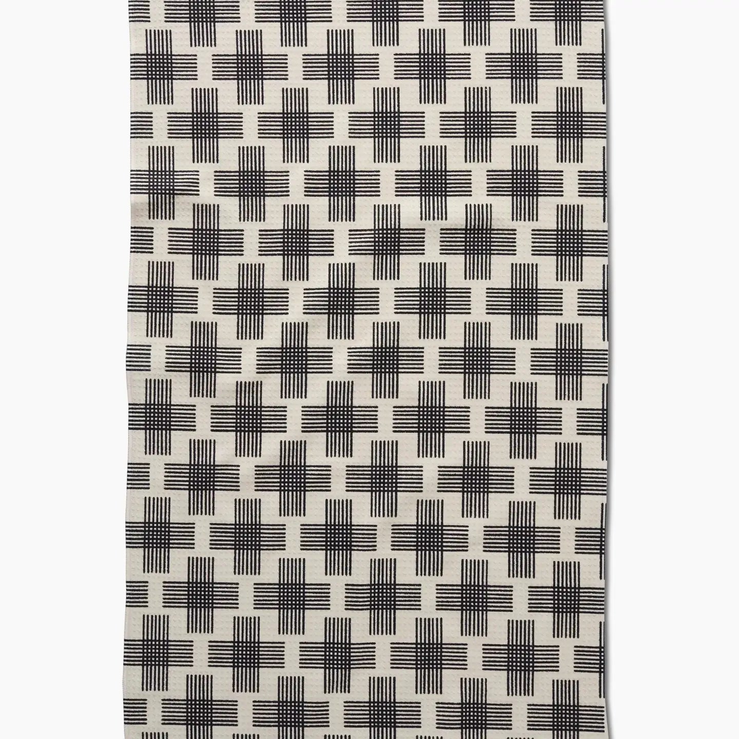 Cross Hatch Tea Towel