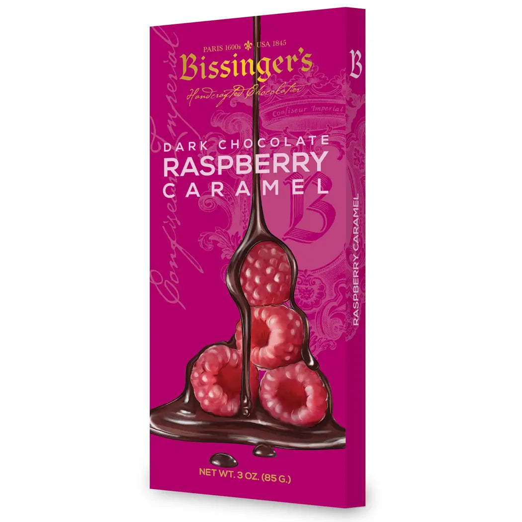 Bissinger's Dark Raspberry Caramel Bar