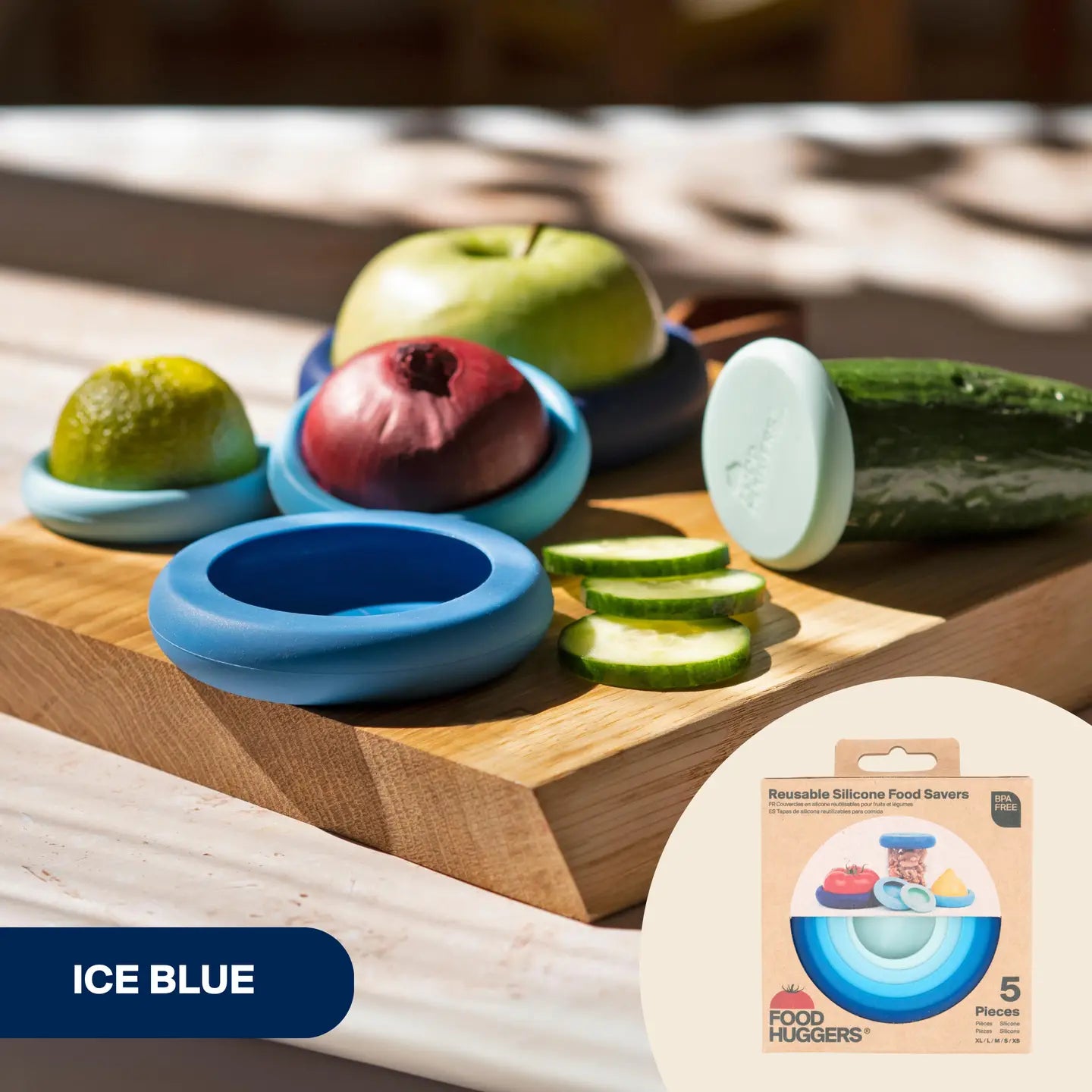 Eco-Friendly Food Huggers 5pc Set