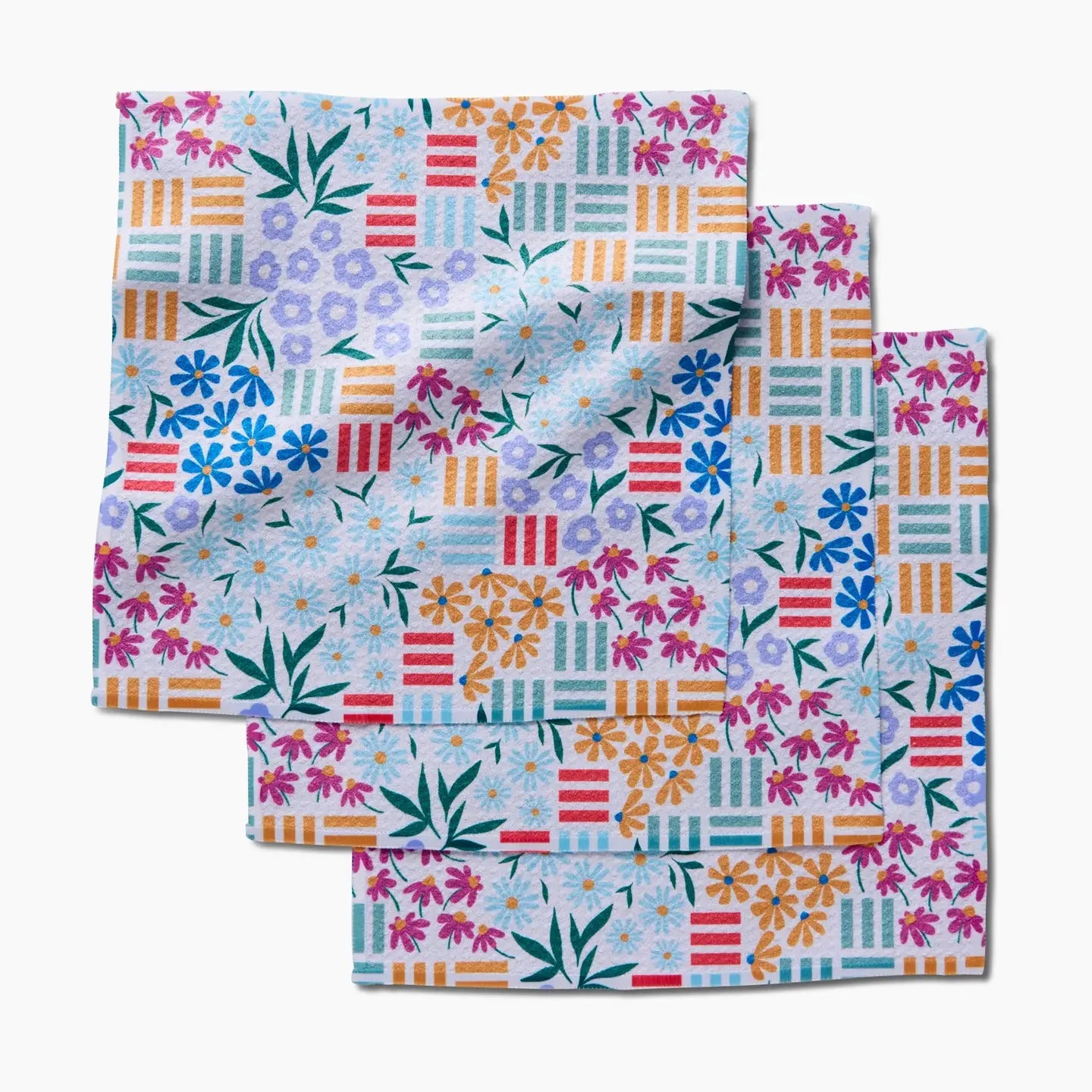 Floral Garden Dishcloth Set