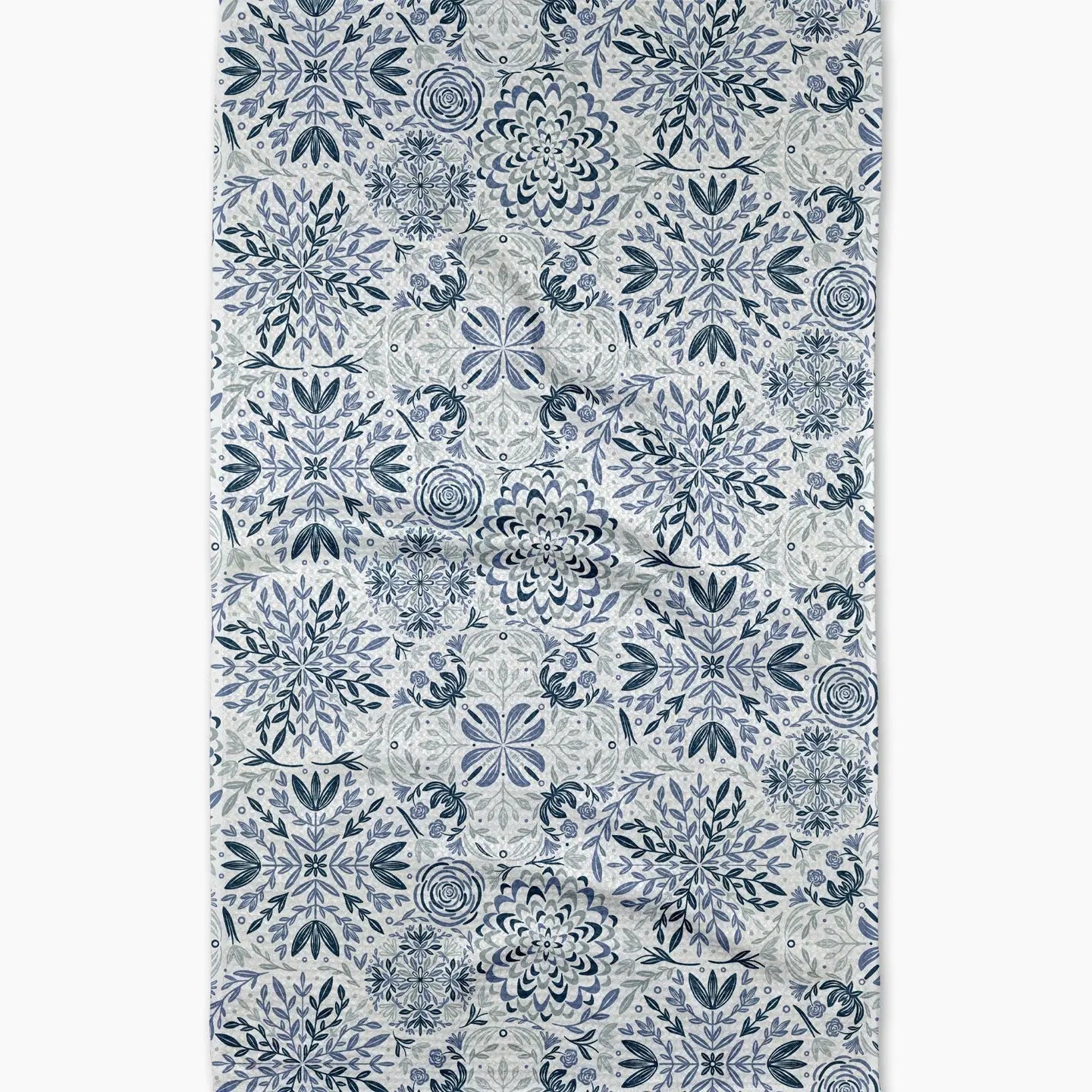 Floral Medallions Tea Towel