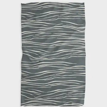 Flowing Midnight Tea Towel