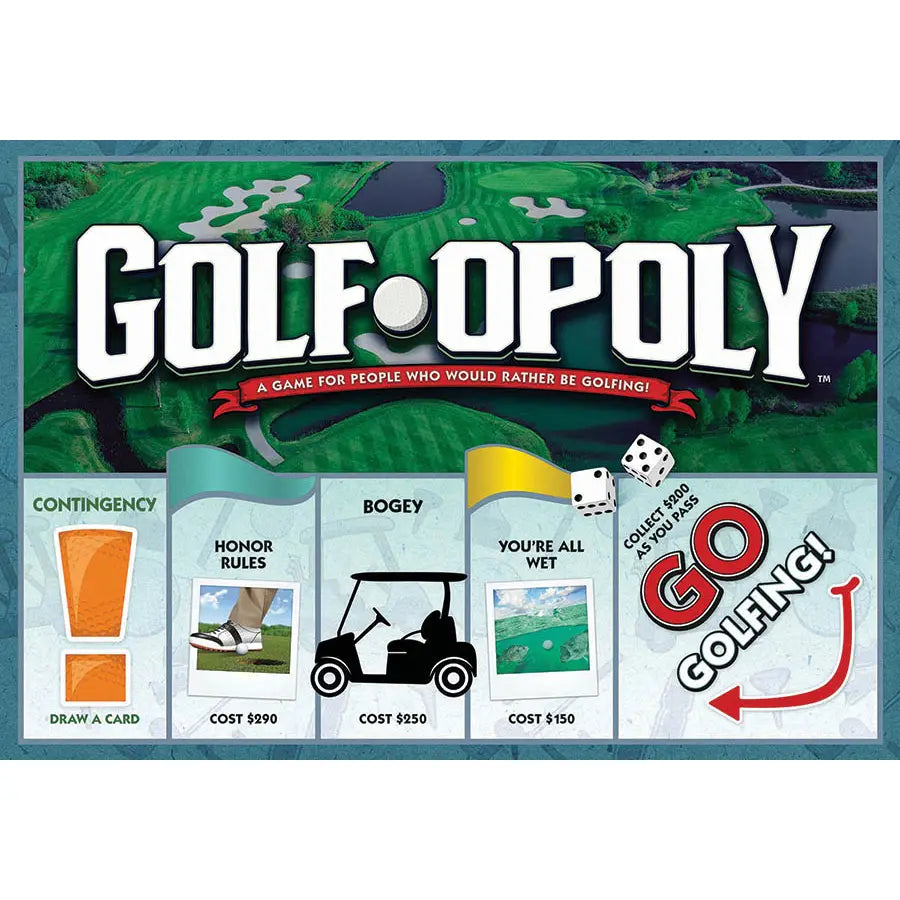 Golf-Opoly Board Game