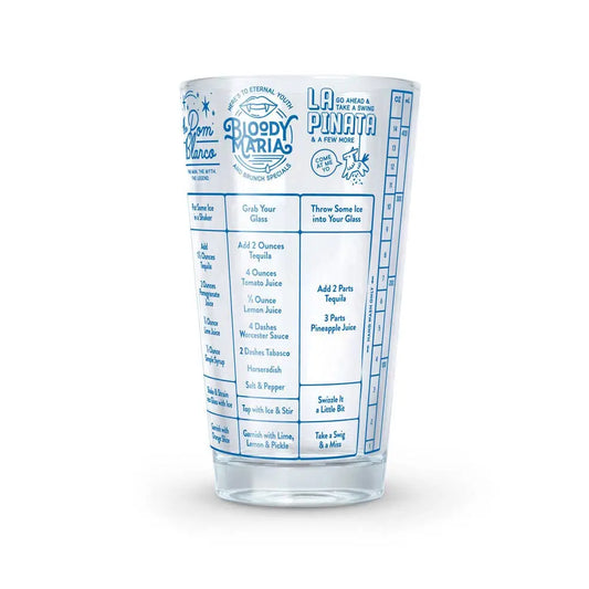 Good Measure Recipe Glass - Tequila