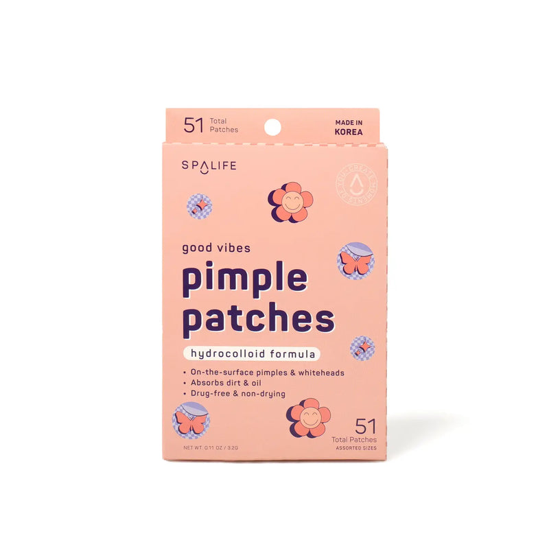 Good Vibes, Butterfly & Flowers Hydrocolloid Pimple Patches